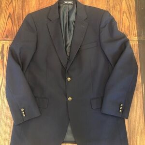 Saddlebred Black Sport Coat Blazer Performance Size 42L
